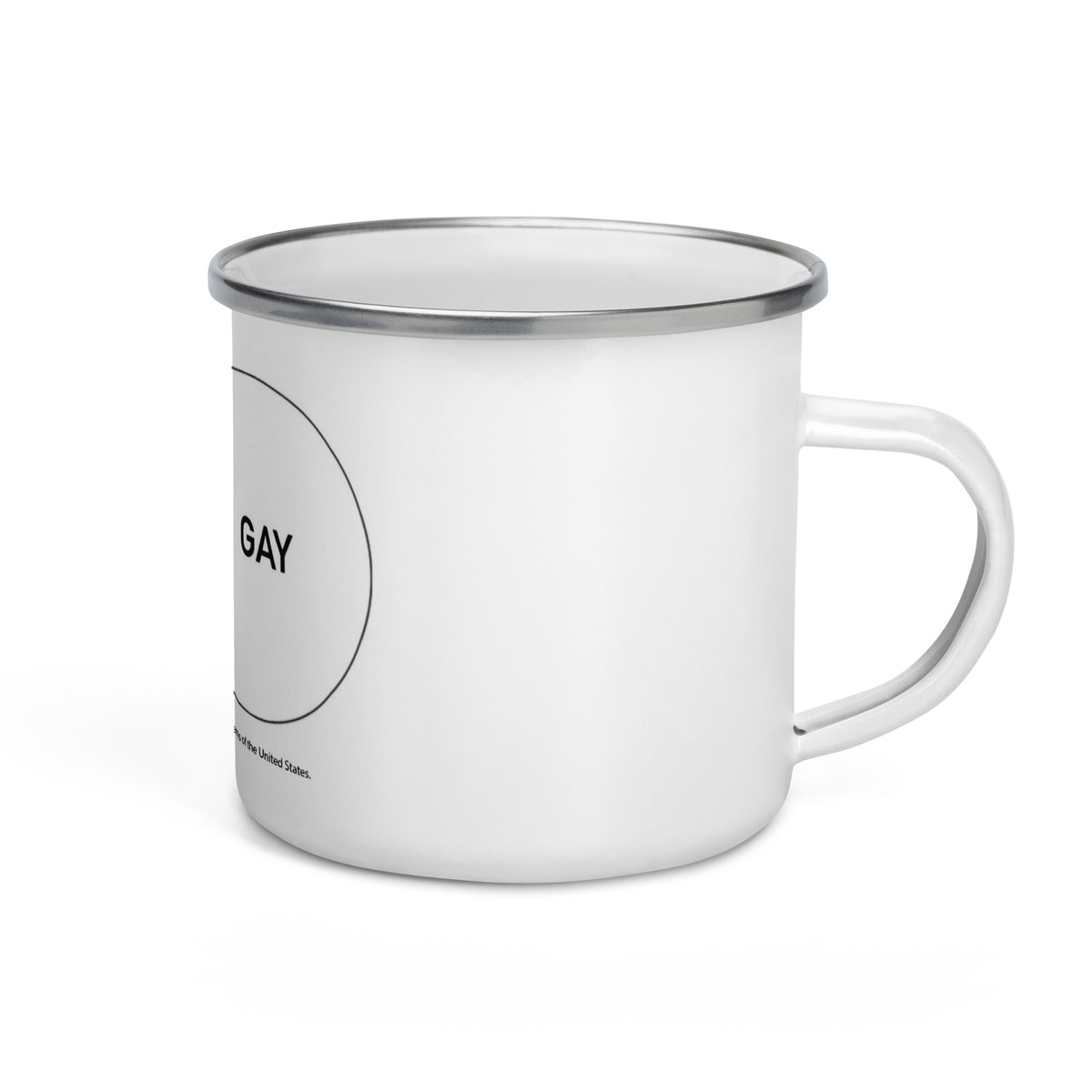 LookHUMAN Ah, Men Gay Jesus Mug White 15 Ounce Ceramic Coffee Mug